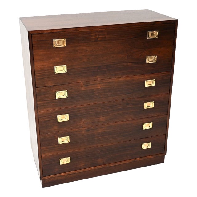 Vintage Danish Chest of Drawers with Secretary, 1960 For Sale