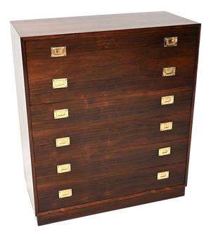 Vintage Danish Chest of Drawers with Secretary, 1960