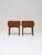 A rare pair of bedside tables designed by johannes andersen for cfc silkeborg møbelfabrik, denmark, 1960s. The nightstands...