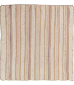 Vintage Navajo Style Handmade Striped Wool Rug