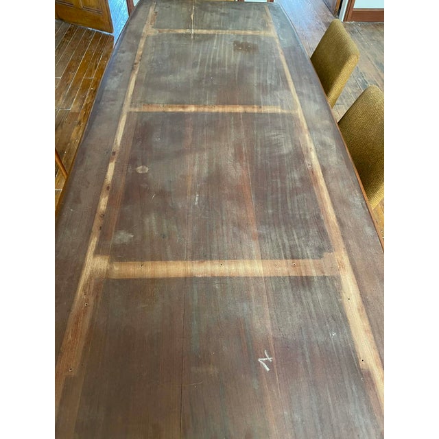 1960s Mid-Century Modern Teak Dining Table For Sale - Image 6 of 6