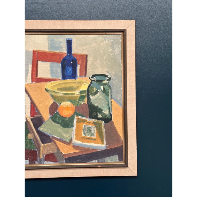 Eli Rasmussen, Opstilling, 1953, Oil Painting on Canvas, Framed For Sale - Image 6 of 18