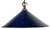 British Industrial Dark Blue Enamel Factory Pendant Lamp, 1950s For Sale - Image 15 of 15