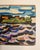 Mid-Century Modern Mid-Century Expressionist Waterfront Landscape Painting, Acrylic on Board For Sale - Image 3 of 4