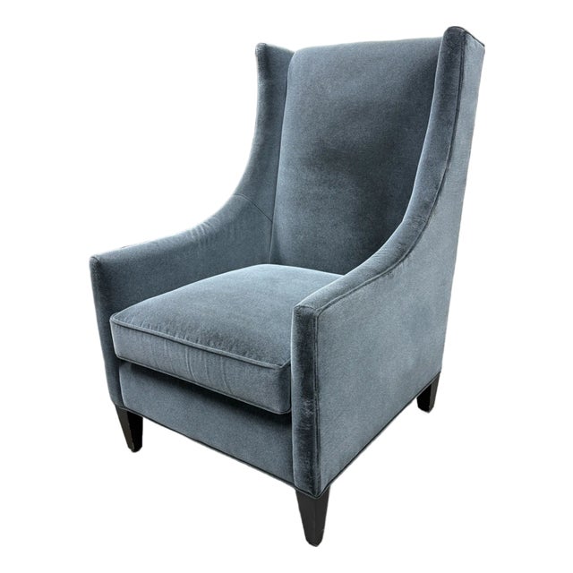 H D Buttercup Valencia Wingback Chair, Ink For Sale