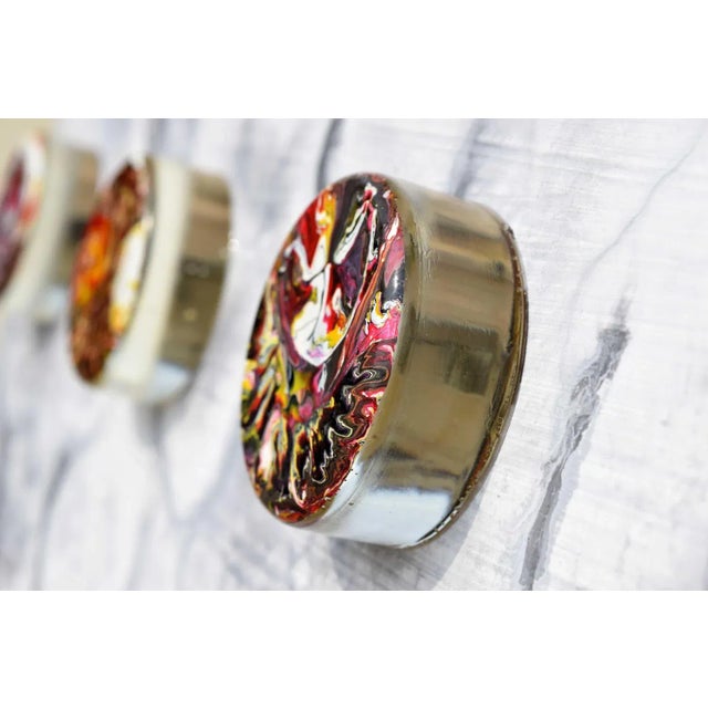 Contemporary Sumit Mehndiratta, Fluid Constructs, 2019, Mixed Media on Panel For Sale - Image 3 of 10