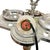 1930s Art Deco Light Up Chrome Ashtray Stand W/ Electric Lighter & Art Glass Base For Sale In Los Angeles - Image 6 of 8