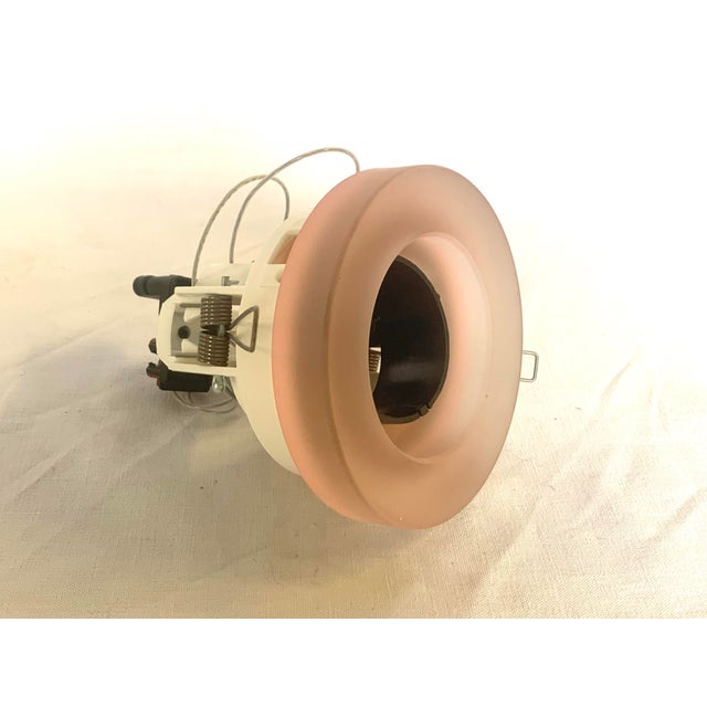 Iside 2 Recessed Spotlight in Murano Glass by Roberto Pamio for Leucos, 1980s For Sale - Image 4 of 4