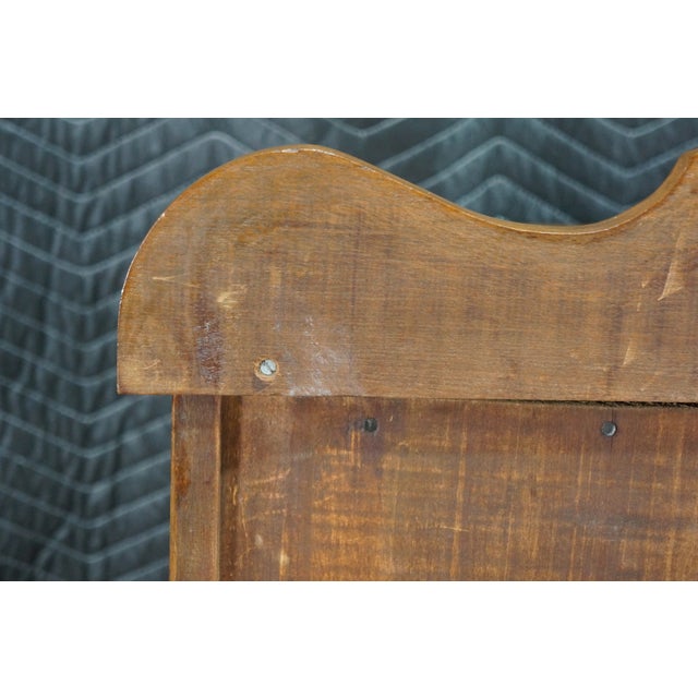 Antique American Victorian Empire Style Walnut Chest of Drawers Dresser 42" For Sale - Image 15 of 18
