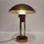 Gold Vintage Art Deco Mushroom Table Lamp in Gilt Brass, 1930s For Sale - Image 8 of 18