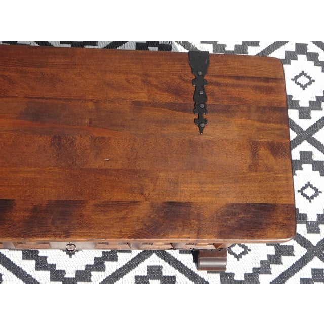 Tuscan Wooden Chest from Argudo Navarro, 1960s For Sale - Image 11 of 18