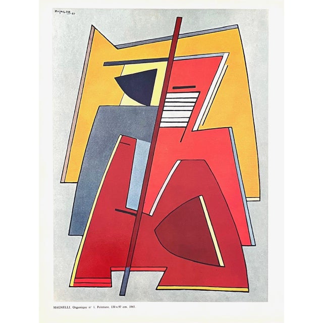 Artist: Alberto Magnelli Country: Italy Title: Volontaire n° 1 (after painting) Medium: Offset Marks: Not signed, not...