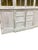 Antique English White Washed Glazed Front Step Back Bookcase (2 available) For Sale - Image 4 of 8