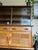 1958 Northwest Chair Company 8 Piece Solid Maple and Rattan Glass Front Hutch For Sale - Image 6 of 11