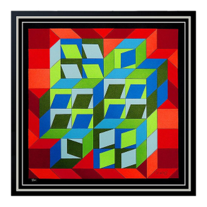 Mid 20th Century Kinetic Composition, Victor Vasarely