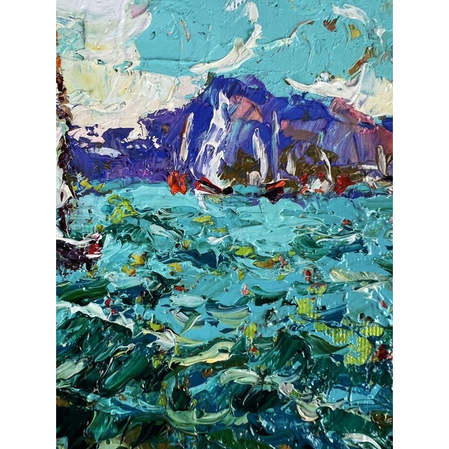 2020s Oil Painting Under Sails in the Endless Sea Oleksiy Ivanyuk For Sale - Image 5 of 10