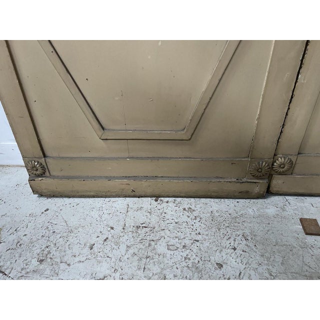 Doors with Molded Panels, 1800s, Set of 2 For Sale - Image 13 of 16