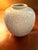 1950s Hyalyn VTG Art Pottery Vase #255 Light Grey Speckle Glaze Planter Vase For Sale - Image 5 of 7