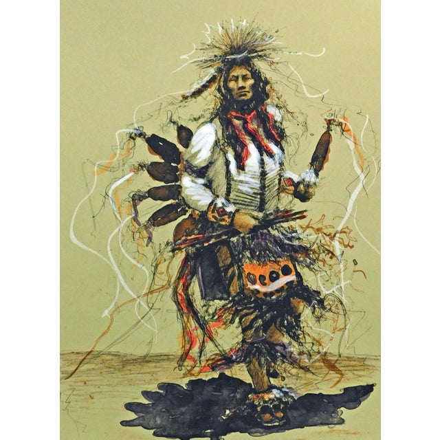 "Changing Eagle" Original Limited Edition Lithograph by Larry Fodor Hand signed, numbered & titled by the artist Paper...