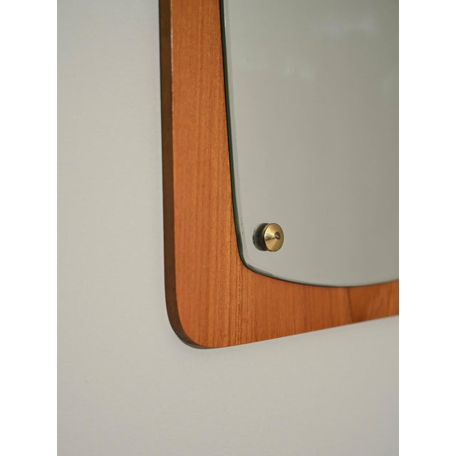 1960s Vintage Scandinavian Mirror by Fröseker, 1960s For Sale - Image 5 of 8