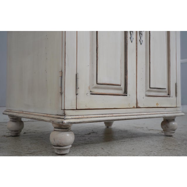 Habersham Country Style Linen Press Armoire For Sale - Image 10 of 14