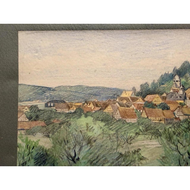 Blue Hans Meyer-Kassel, Rauschenberg, Oil Painting on Canvas For Sale - Image 8 of 13