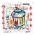 Tokyo Confetti Cupcake - Original Pop Street Art Acrylic Painting on Newspaper by Gary John For Sale