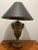 Bronze 2000s Chapman Bronze Table Lamp With Black Shade For Sale - Image 8 of 8
