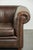 Chesterfield Sofa and Chair in Cowhide Leather, Set of 2 For Sale - Image 13 of 18