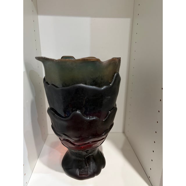 Italian Gaetano Pesce Medusa Large Resin Vase for Fish Design, Italy 1995, Signed For Sale - Image 3 of 10