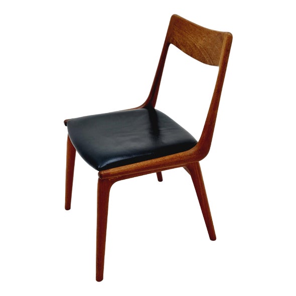 Danish Teak Dining Chair by Alferd Christensen for Slagelse, 1950s For Sale