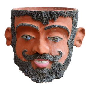 Vintage Planter- Studio Pottery Head