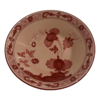 Ginori 1735 Oriente Italiano Pink Vermilion Saucer For Sale