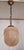 Metal Antique Art Deco German Ceiling Lamp with Pink Marbled Glass Shade on a Brass Mount, 1920s For Sale - Image 7 of 9