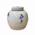 Chinoiserie Chinese Blue & White Fok Lok Shou 3 Stars Porcelain Ginger Jar For Sale - Image 3 of 6