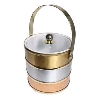 Mod Mid Century Ice Bucket by Drulane Towle C. 1970's For Sale