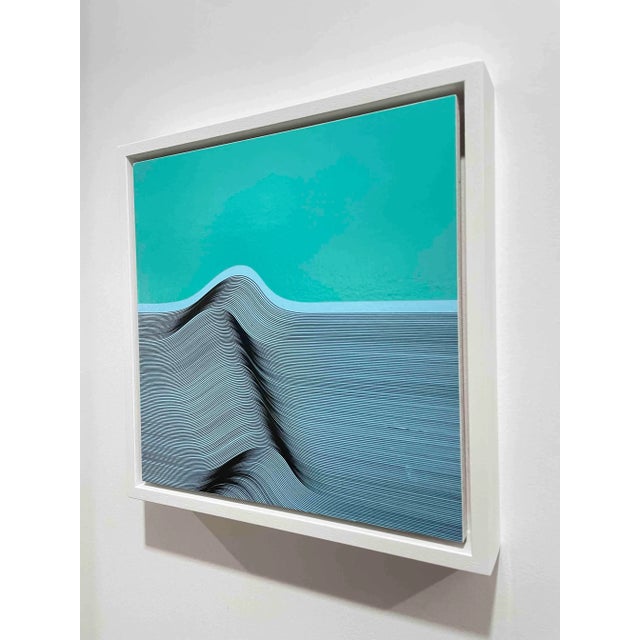 Contemporary Roberto Lucchetta, Waves 2023 - Geometric Abstract Painting For Sale - Image 3 of 8