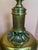 1980s 1980s Brass and Burl Wood Knob Creek Table Lamp For Sale - Image 5 of 5