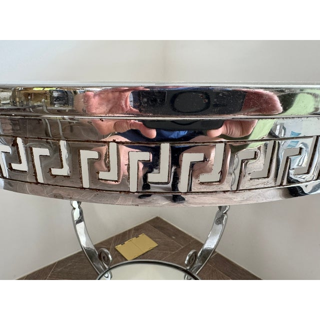 Art Deco Chrome Table, 1930 For Sale - Image 4 of 11