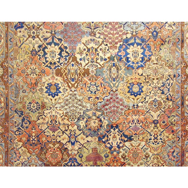 Persian Antique Persian Tabriz Oriental Carpet in Room Size with Petagh Design For Sale - Image 3 of 4