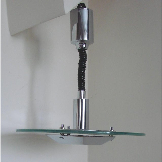 Metal Helestra Pendant Lamp in Chrome and Glass, Germany, 1970s For Sale - Image 7 of 12
