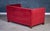 Vintage Red Velvet Sofa, 1950s For Sale - Image 6 of 7