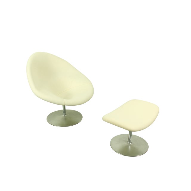 Set of Vintage Globe Chair and Ottoman by Pierre Paulin for Artifort, 1960s For Sale - Image 9 of 16
