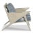 Woodbridge Furniture Erik Lounge Chair, Carrara Finish For Sale - Image 4 of 6
