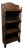 Petite Antique English Bookcase Bookshelf Barley Twist Tiger Oak Display C1920 For Sale