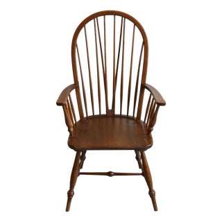 Windsor Armchair in Varnished Beech, 1950s For Sale
