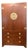 Brown Tall Cabinet For Sale