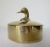 Vintage C.1960's Mid-Century Modern Brass Lidded Duck Keepsake Box For Sale - Image 13 of 13