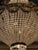 19th Century 19th Italian Gilt Bronze and Crystal Basket Chandelier For Sale - Image 5 of 8