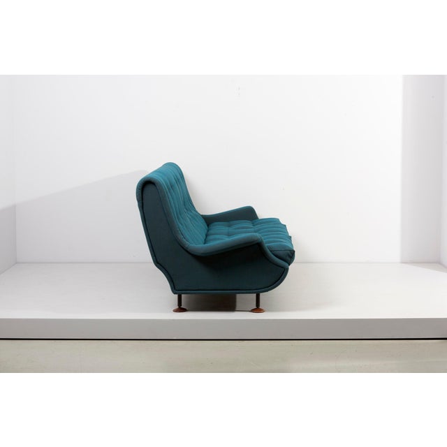 Newly Upholstered Sofa attributed to Marco Zanuso for Arflex For Sale - Image 3 of 14